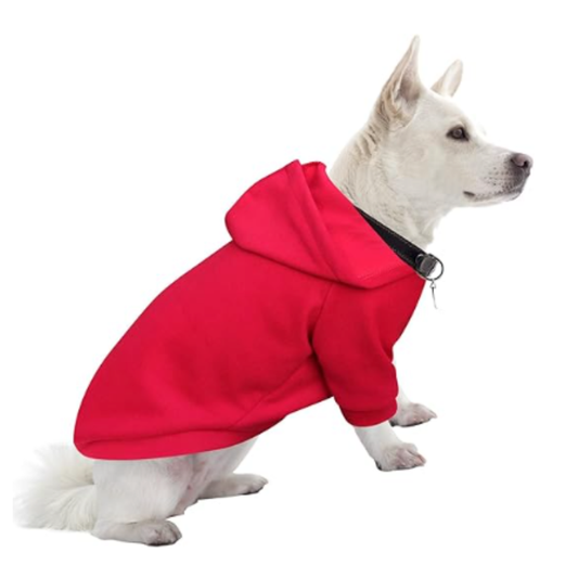 Energetic Red Dog Sweater - dogpul